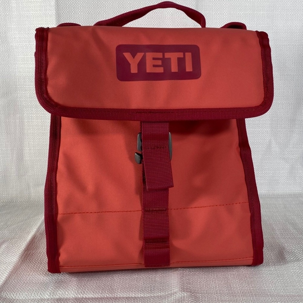Retired YETI Daytrip Lunch Bag Bimini‎ Pink Insulated Fold and Go Buckle Closure